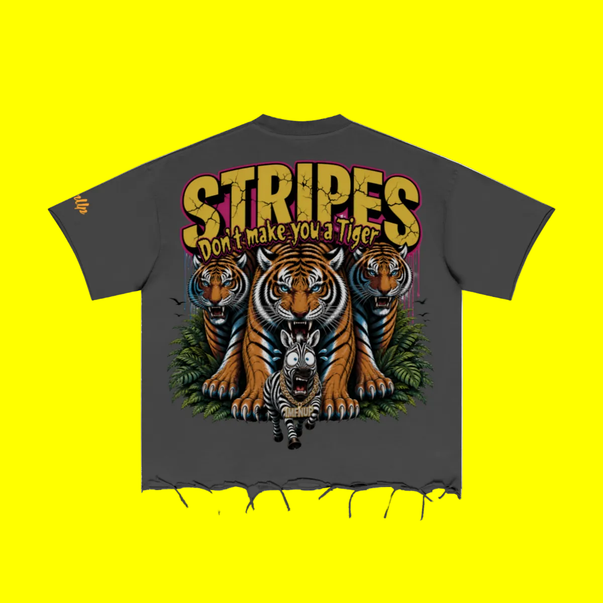 310GSM Unisex Washed 100% Cotton T-Shirt Dark Grey