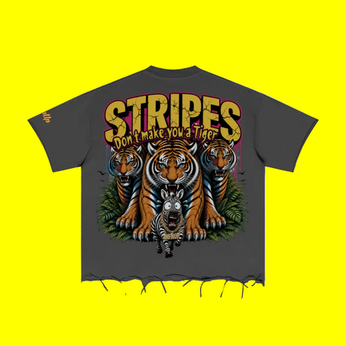 310GSM Unisex Washed 100% Cotton T-Shirt Dark Grey